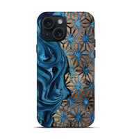 iPhone 15 Wood Live Edge Phone Case - Aries (Pattern, 801121)