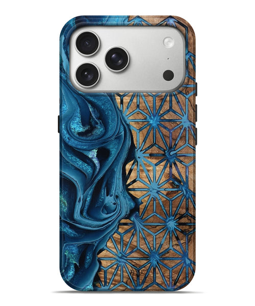 iPhone 17 Pro Max Wood Live Edge Phone Case - Aries (Pattern, 801121)