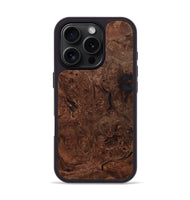 iPhone 16 Pro Wood Phone Case - Mina (Wood Burl, 801216)