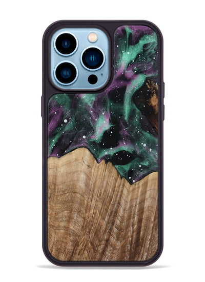 iPhone 14 Pro Max Wood Phone Case - Helena (Cosmos, 801234)