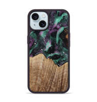 iPhone 15 Wood Phone Case - Helena (Cosmos, 801234)