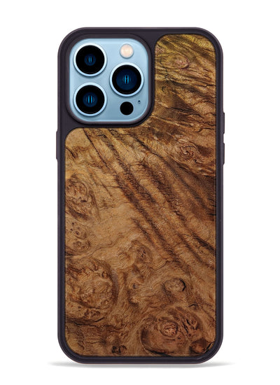 iPhone 14 Pro Max Wood Phone Case - Nels (Wood Burl, 801248)