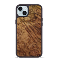 iPhone 15 Plus Wood Phone Case - Nels (Wood Burl, 801248)