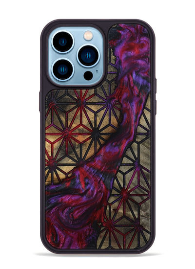 iPhone 14 Pro Max Wood Phone Case - Noa (Pattern, 801308)