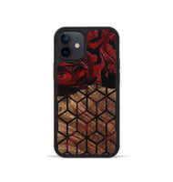 iPhone 12 mini Wood Phone Case - Araceli (Pattern, 801311)