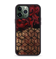 iPhone 13 Pro Max Wood Phone Case - Araceli (Pattern, 801311)