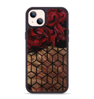iPhone 14 Plus Wood Phone Case - Araceli (Pattern, 801311)