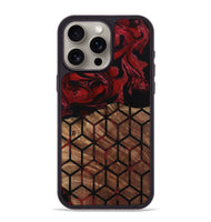 iPhone 15 Pro Max Wood Phone Case - Araceli (Pattern, 801311)