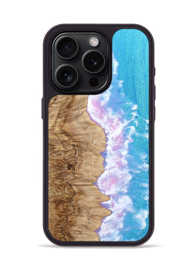 iPhone 15 Pro Wood Phone Case - Shirley (Coastal, 801322)