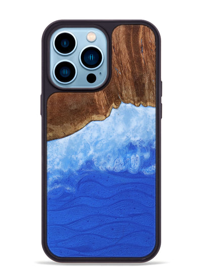 iPhone 14 Pro Max Wood Phone Case - Kittie (Coastal, 801324)