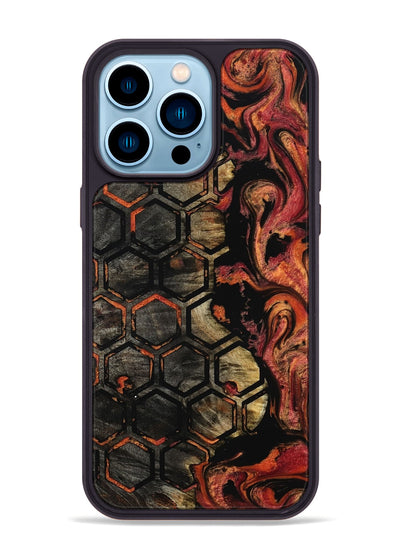 iPhone 14 Pro Max Wood Phone Case - Aaden (Pattern, 801326)