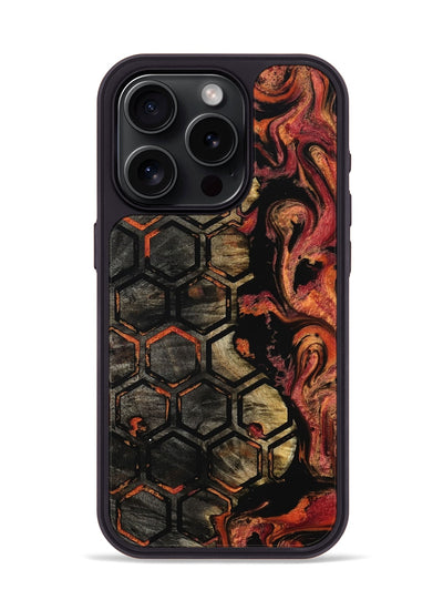iPhone 15 Pro Wood Phone Case - Aaden (Pattern, 801326)