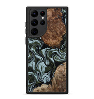 Galaxy S22 Ultra Wood Phone Case - Jed (Green, 801345)