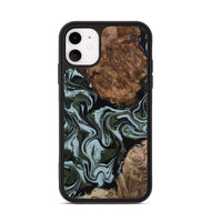 iPhone 11 Wood Phone Case - Jed (Green, 801345)