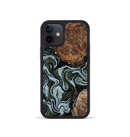 iPhone 12 mini Wood Phone Case - Jed (Green, 801345)