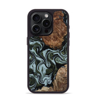 iPhone 15 Pro Wood Phone Case - Jed (Green, 801345)
