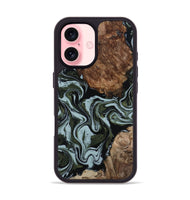 iPhone 16 Wood Phone Case - Jed (Green, 801345)