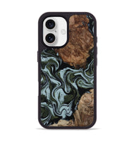 iPhone 17 Wood Phone Case - Jed (Green, 801345)
