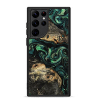 Galaxy S22 Ultra Wood Phone Case - Beatriz (Green, 801358)