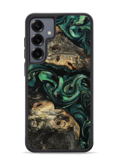 Galaxy S25 Plus Wood Phone Case - Beatriz (Green, 801358)
