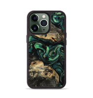 iPhone 13 Pro Wood Phone Case - Beatriz (Green, 801358)