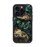 iPhone 15 Pro Wood Phone Case - Beatriz (Green, 801358)