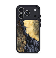 iPhone 17 Pro Wood Phone Case - Ofelia (Black & White, 801405)