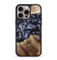 iPhone 15 Pro Max Wood Phone Case - Pablo (Black & White, 801406)