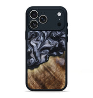 iPhone 17 Pro Max Wood Phone Case - Pablo (Black & White, 801406)
