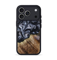 iPhone 17 Pro Wood Phone Case - Pablo (Black & White, 801406)