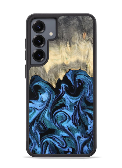 Galaxy S25 Plus Wood Phone Case - Glenda (Blue, 801410)