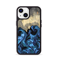 iPhone 13 Wood Phone Case - Glenda (Blue, 801410)