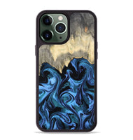 iPhone 13 Pro Max Wood Phone Case - Glenda (Blue, 801410)
