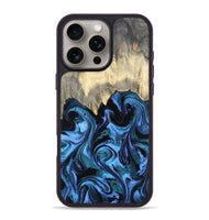 iPhone 16 Pro Max Wood Phone Case - Glenda (Blue, 801410)