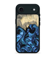 iPhone 17 Air Wood Phone Case - Glenda (Blue, 801410)