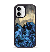 iPhone 17 Wood Phone Case - Glenda (Blue, 801410)