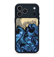iPhone 17 Pro Max Wood Phone Case - Glenda (Blue, 801410)