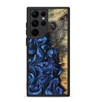 Galaxy S22 Ultra Wood Phone Case - Oliver (Blue, 801412)