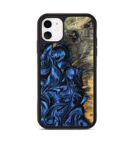 iPhone 11 Wood Phone Case - Oliver (Blue, 801412)