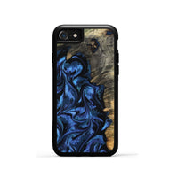 iPhone SE Wood Phone Case - Oliver (Blue, 801412)