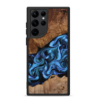 Galaxy S22 Ultra Wood Phone Case - Maximus (Blue, 801413)