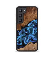 Galaxy S23 Wood Phone Case - Maximus (Blue, 801413)