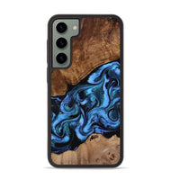 Galaxy S23 Plus Wood Phone Case - Maximus (Blue, 801413)