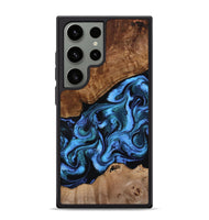 Galaxy S24 Ultra Wood Phone Case - Maximus (Blue, 801413)
