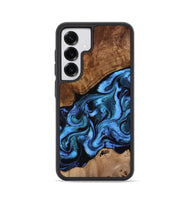 Galaxy S25 Wood Phone Case - Maximus (Blue, 801413)