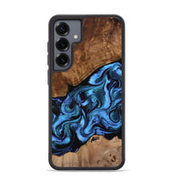 Galaxy S25 Plus Wood Phone Case - Maximus (Blue, 801413)