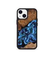 iPhone 13 mini Wood Phone Case - Maximus (Blue, 801413)