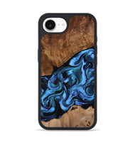 iPhone 16e Wood Phone Case - Maximus (Blue, 801413)