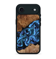 iPhone 17 Air Wood Phone Case - Maximus (Blue, 801413)