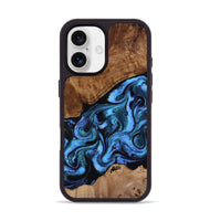 iPhone 17 Wood Phone Case - Maximus (Blue, 801413)